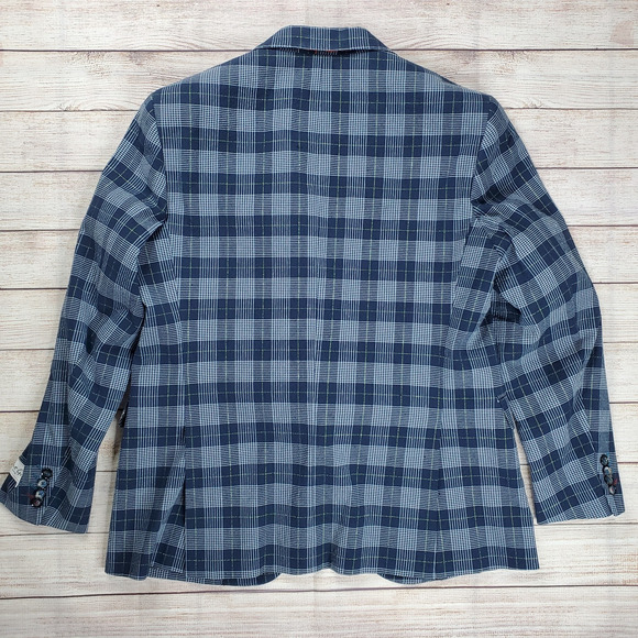 Robert Graham Rosberg Sport Coat Plaid Men's Size 44 - Picture 2 of 12